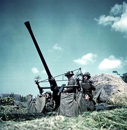 Bofors artillery gun